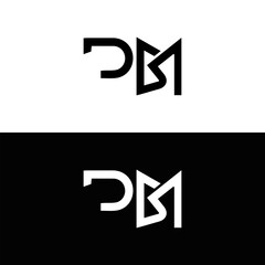 PCM logo. P C M design. White PCM letter. PCM, P C M letter logo design. Initial letter PCM letter logo set, linked circle uppercase monogram logo. P C M letter logo vector design.	
