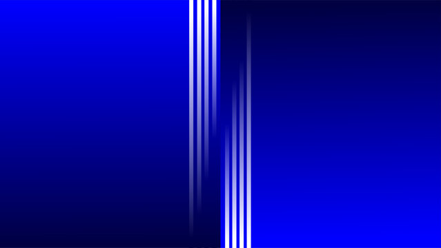Partition blue rhombus with fading white lines copy space comparison of data background