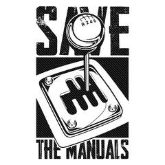 Car Shifting Gears Stick