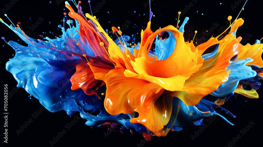 Leinwandbilder smooth gradient background for web development ,created by ai