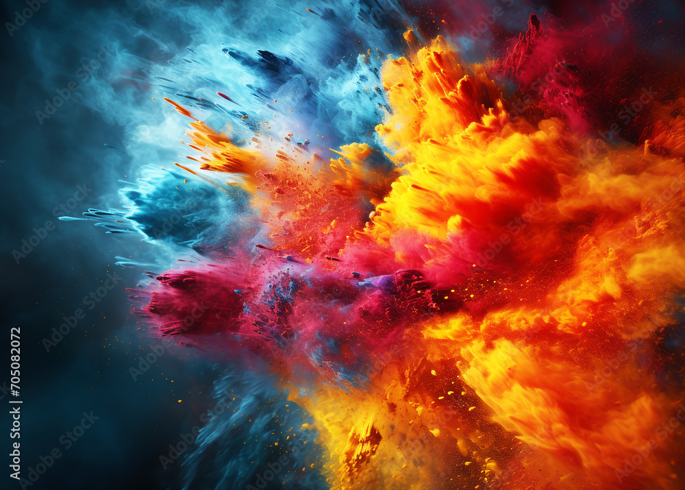 Leinwandbilder smooth gradient background for web development ,created by ai