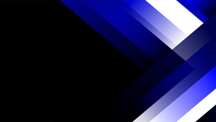 Obraz premium Overlay of fading 3D rectangle strips diagonally placed on the sides over a black empty copy space background