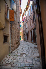 The small streets of Rovinj, Croatia