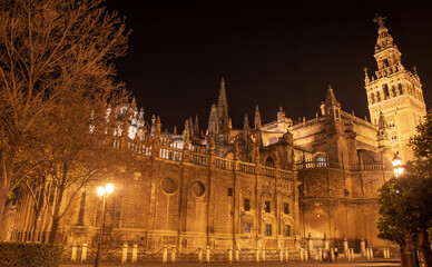 Fototapeta na wymiar the capital of Andalusia Seville is a beautiful city