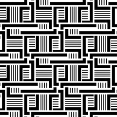 Seamless models. Modern stylish texture. Monochrome, simple. Vector.