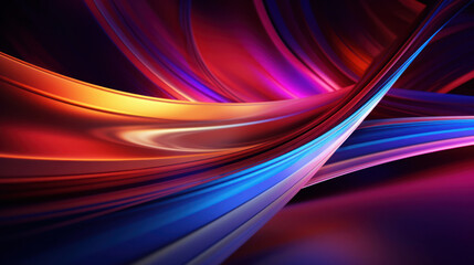  vibrant fusion of lines creates an abstract cyberspace,  epitomizing digital innovation