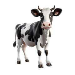 cow isolated on white