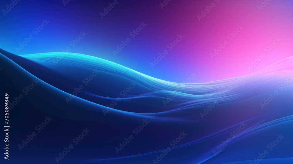 Aufkleber fluid abstract gradient digital wave background. a mesmerizing abstract background with a smooth gra