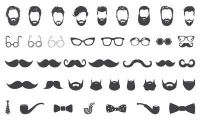 Hipster icon collection