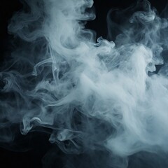 smoke on black background