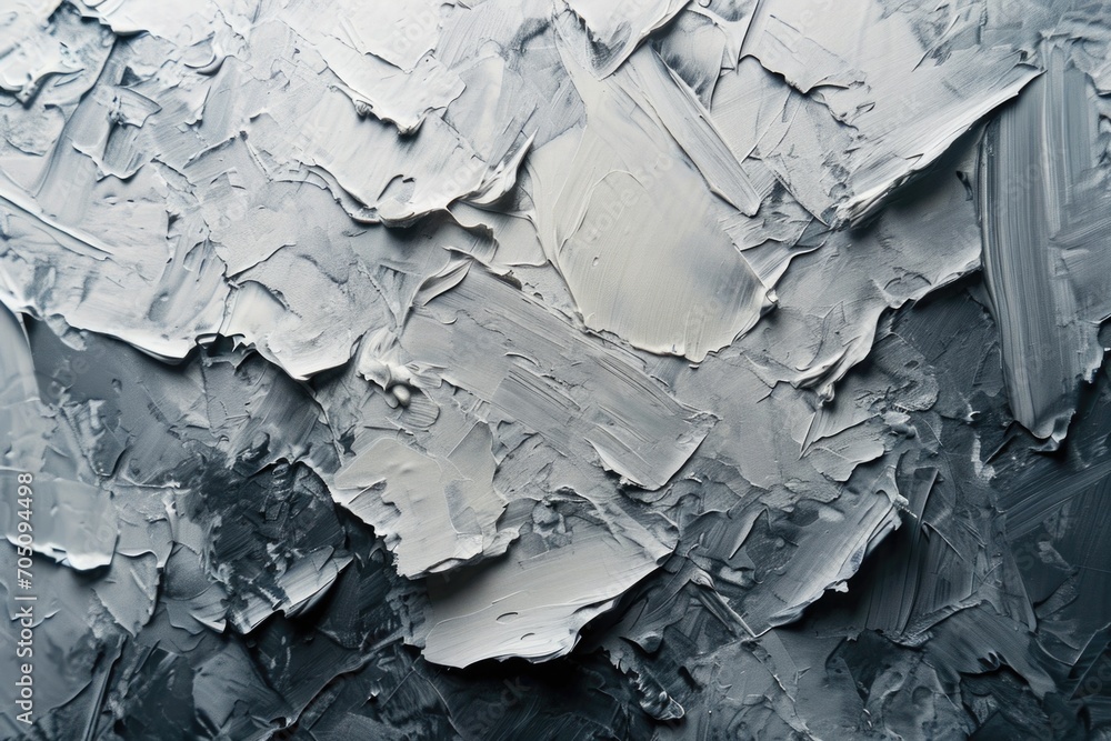 Poster a close-up view of a painting depicting white paint. this image can be used for various creative pro