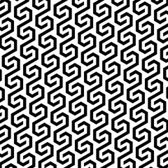 Geometric pattern background. Black and white Vector Format Illustration. 