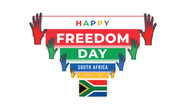 South Africa Freedom Day. background, banner, card, poster, template. Vector illustration.