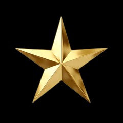 Obraz premium 3d gold star