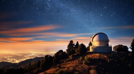 Fototapeta na wymiar Astronomical observatory, a haven for stargazers