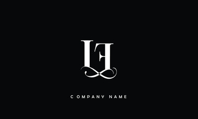 LE, EL, L, E Alphabets Letters Logo Monogram