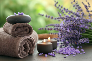 Obraz na płótnie Canvas Spa treatments massages and calming spa