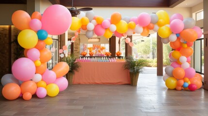 Lively and energetic design perfect for a memorable birthday event - obrazy, fototapety, plakaty