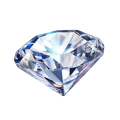 Dazzling diamond on cutout PNG transparent background