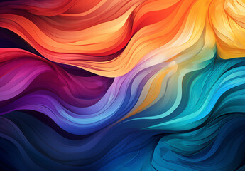 Obraz premium A Mesmerizing Rainbow