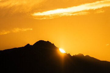 Puesta de Sol en el Montseny