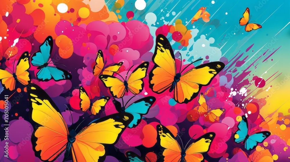 Aufkleber create a buzz of anticipation with this vibrant contest related scene