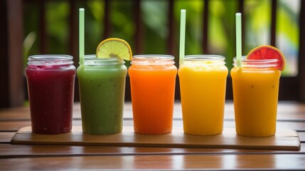 Freshly squeezed juice, a sip of natural goodness