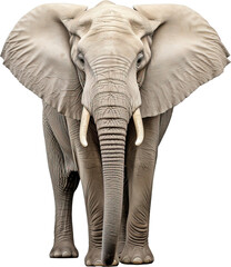 Elephant isolated on transparent background. PNG