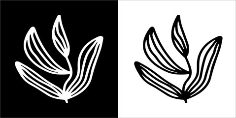 Illustration vector graphics of flower plant icon