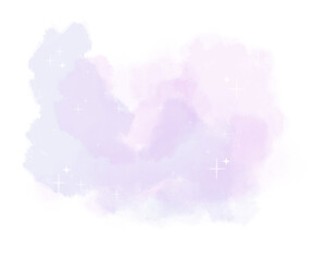 Pastel pink and purple watercolor with sparkle abstract background