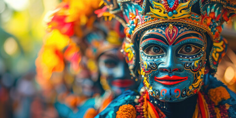 Fototapeta premium Masken Parade Festival