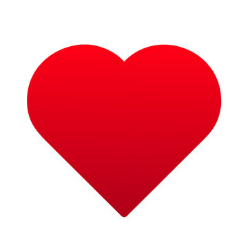 red heart icon valentine love day