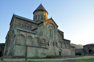 Architektura sakralna Gruzji, kościoły prawosławne, zabytki historyczne - obrazy, fototapety, plakaty
