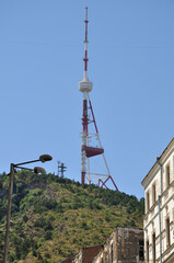 Antena telewizyjna, Tbilisi, Gruzja - obrazy, fototapety, plakaty