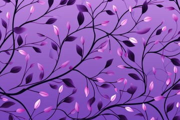 Twigs with leaves purple tone IA vector