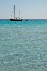 Plaża na Sardynii, Włochy, Morze Śródziemne