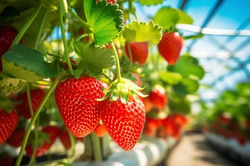 delicious and healthy strawberry plants