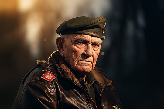old man veterans of the second world war