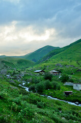 Wioska w Kaukazie