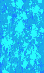Blue grunge background. The texture of blotches, stains, streaks of paint