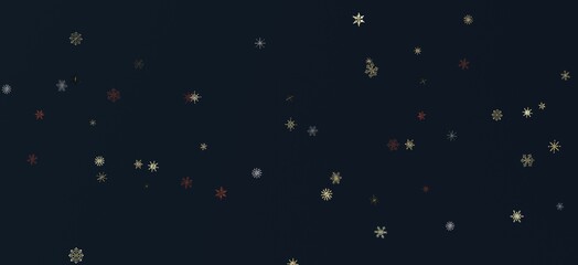 Enchanting 3D Colorful Stars Rain: A Kaleidoscope Delight for the Eyes