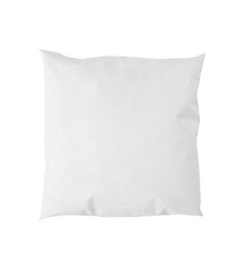 White pillow on white background