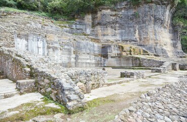 Fototapeta premium The temple complex of Malinalco, built during the final days of the Aztec Empire