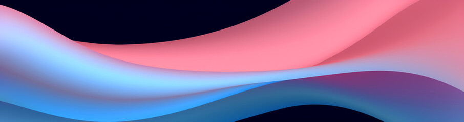 Abstract blue and pink background with waves