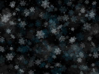 background yuki snow blue