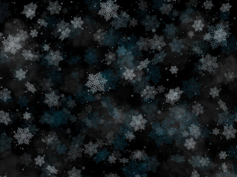 background yuki snow blue