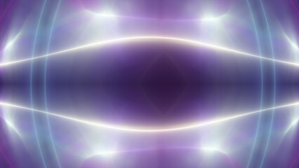 Naklejka premium background neon line wave illustration