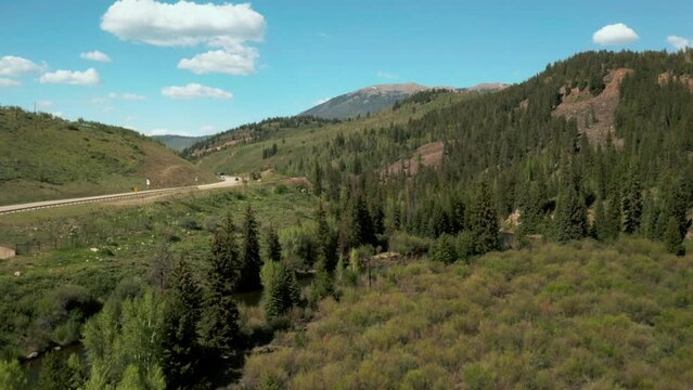 4K Aerial Drone Footage Rocky Mountains Colorado Summer