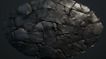 Empty Black Concrete Stone Surface Texture

