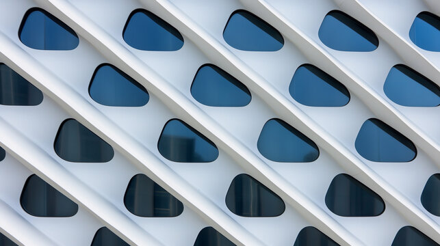 Abstract modern architecture background. Texture, pattern and geometry.